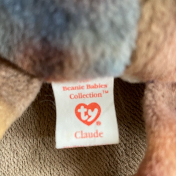 Claude the crab beanie baby - Picture 5 of 13
